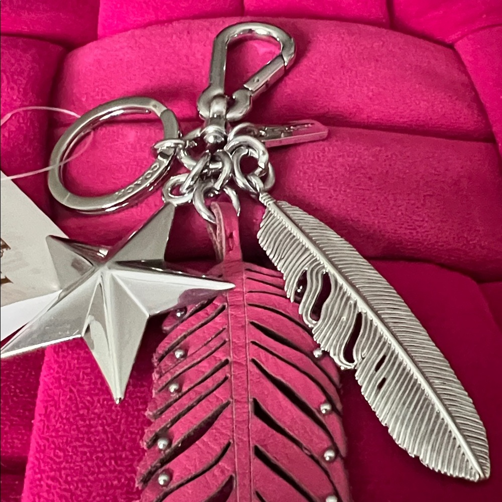 Coach Feather Bag Charm-NWT - Picture 4 of 7